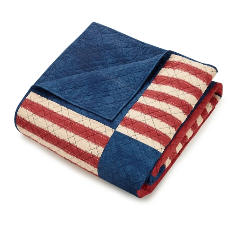 Americana Patch 3-pc. Full/Queen Quilt Set