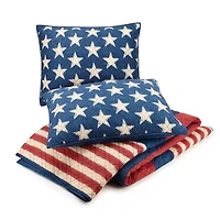 Americana Patch 3-pc. Full/Queen Quilt Set