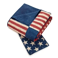 Americana Patch 3-pc. Full/Queen Quilt Set