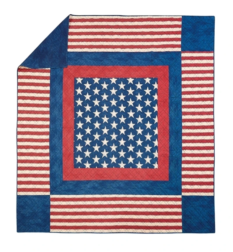 Americana Patch 3-pc. King Quilt Set
