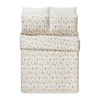 Floral Wallpaper 2-pc. Twin Quilt Set