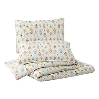 Floral Wallpaper 2-pc. Twin Quilt Set