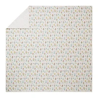 Floral Wallpaper 3-pc. Full/Queen Quilt Set