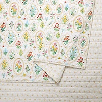 Floral Wallpaper 3-pc. Full/Queen Quilt Set
