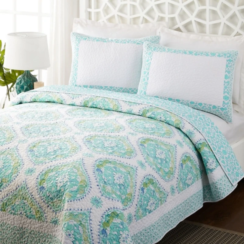 Bohemian Breeze Ful\Queen 3-pc. Quilt Set