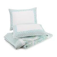 Blue Bohemian Breeze 3-pc. King Quilt Set
