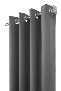 Gray Ventura Grommet Curtain Panel Set, 63 in.