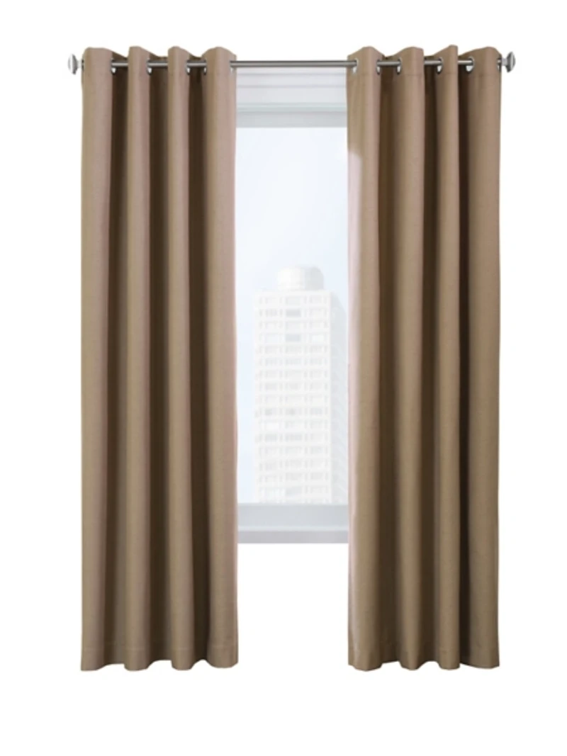 Pebble Ventura Blackout Curtain Panel Set, 63 in.