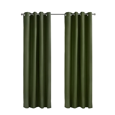 Olive Alpine Blackout Curtain Panel, 63 in.