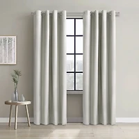 White Alpine Blackout Curtain Panel