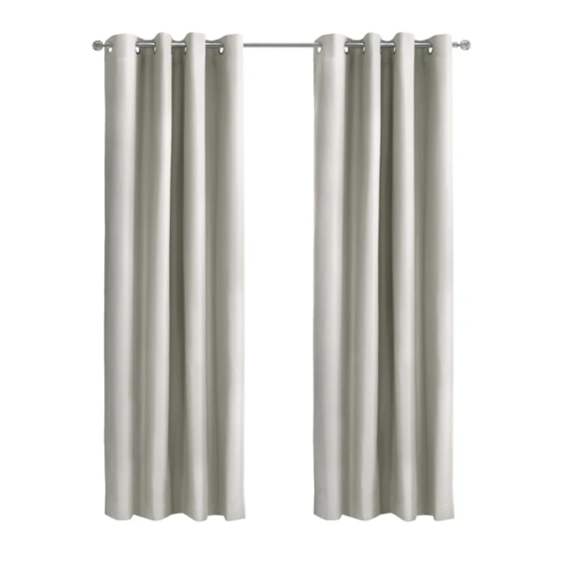 White Alpine Blackout Curtain Panel