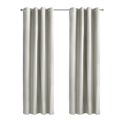 White Alpine Blackout Curtain Panel