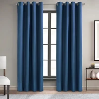 Navy Alpine Blackout Curtain Panel, 95 in.