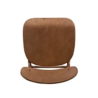 Light Brown Mid-Century Modern Bar Stool