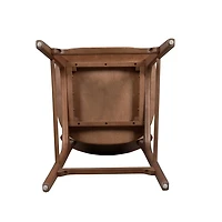 Light Brown Mid-Century Modern Bar Stool