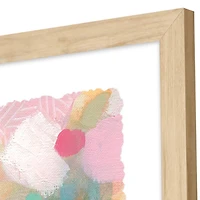 Abstract Pastels Framed Art Prints, Set of 4