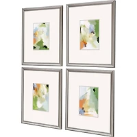 Verdure Abstract Framed Art Prints, Set of 4