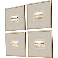 Subtle Landscapes Framed Art Prints, Set of 4