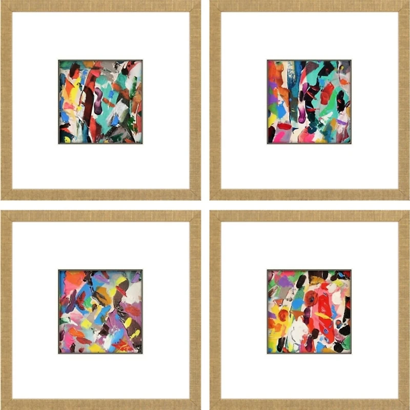 Meditations Framed Art Prints, Set of 4