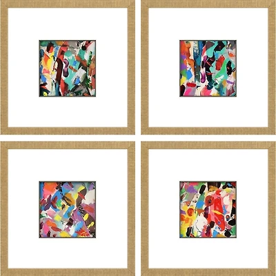Meditations Framed Art Prints, Set of 4
