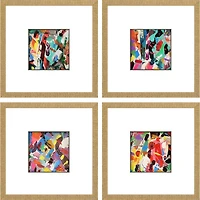 Meditations Framed Art Prints, Set of 4