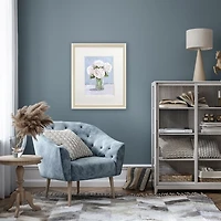 White Hydrangeas I Framed Art Print