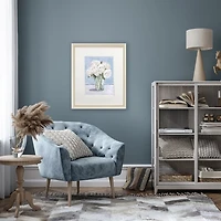 White Hydrangeas II Framed Art Print