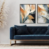 Rhythms of Flow I Framed Canvas Art Print