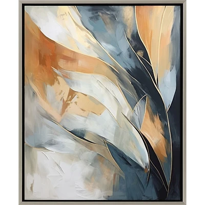 Rhythms of Flow II Framed Canvas Art Print