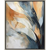 Rhythms of Flow II Framed Canvas Art Print