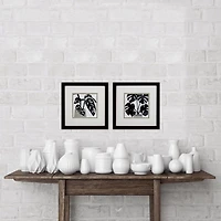 Black Plantling I Framed Art Prints, Set of 2