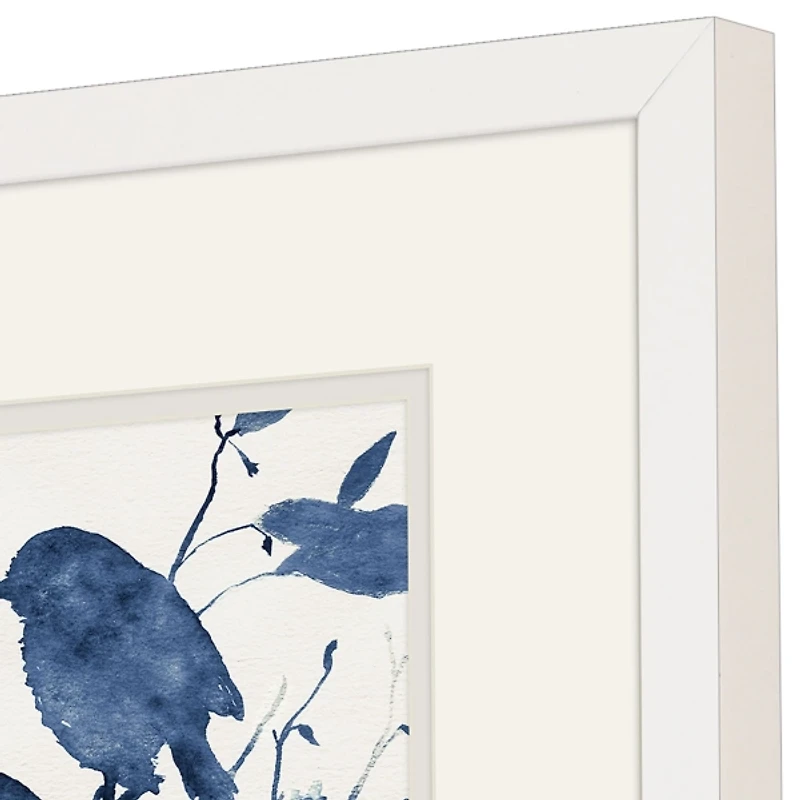 Bluebird Silhouette Framed Art Prints, Set of 2