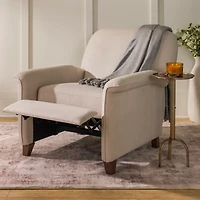 Sand Upholstered Dylan Recliner