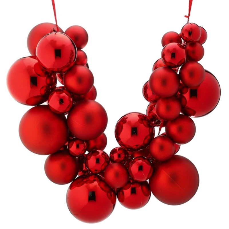 Red Christmas Ball Ornament Drop