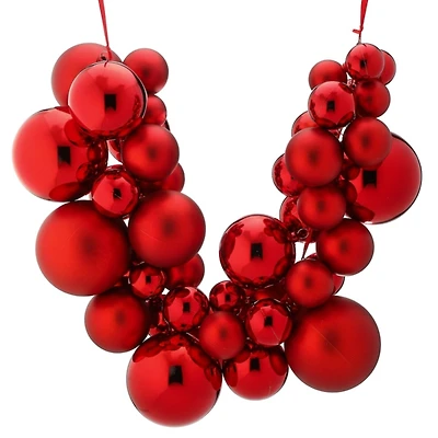 Red Christmas Ball Ornament Drop