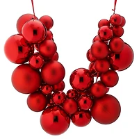 Red Christmas Ball Ornament Drop