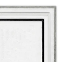 Santa in Snowy Night Framed Art Print