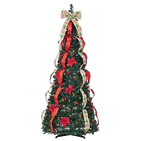 6 ft. Pre-Lit Pop-Up Pine Christmas Tree
