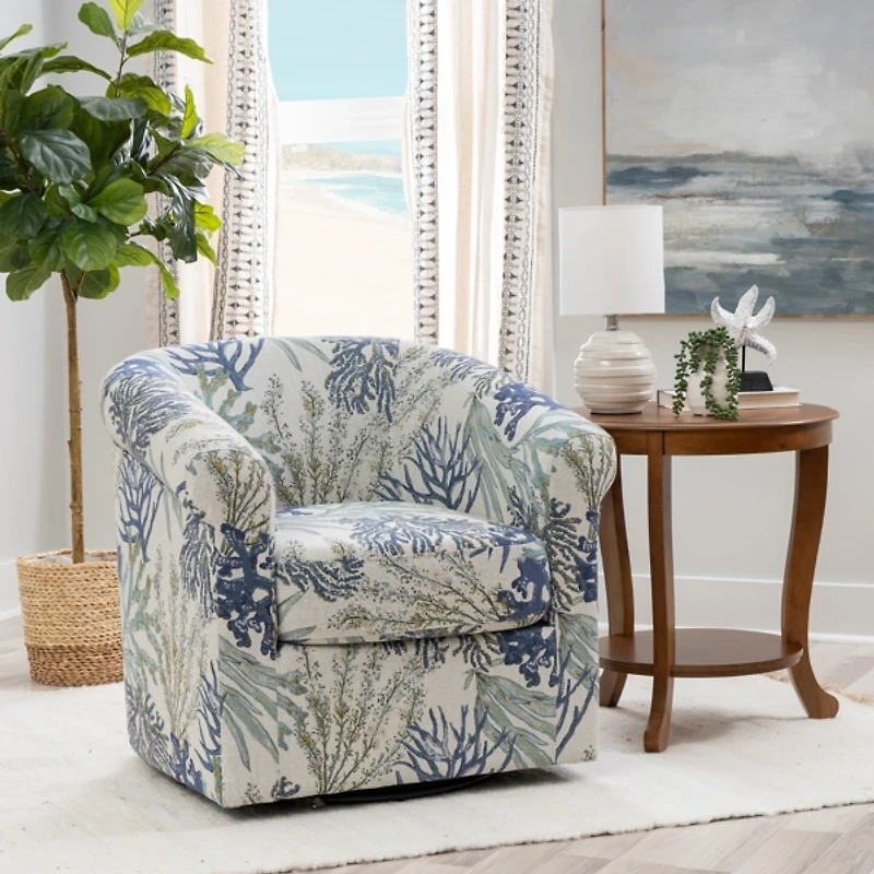 Blue Ocean Bonnie Swivel Accent Chair