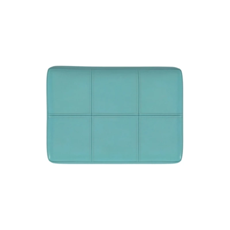 Teal Faux Leather Claridge Counter Stool