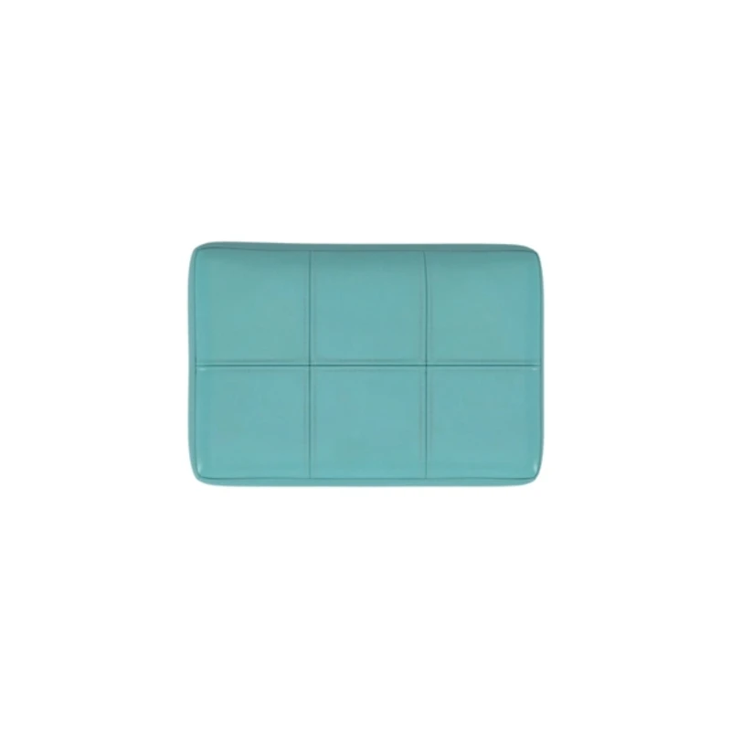 Teal Faux Leather Claridge Bar Stool