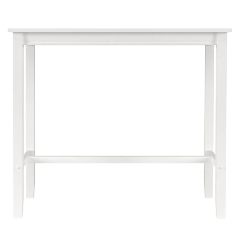 White Wood Claridge Counter Height Table