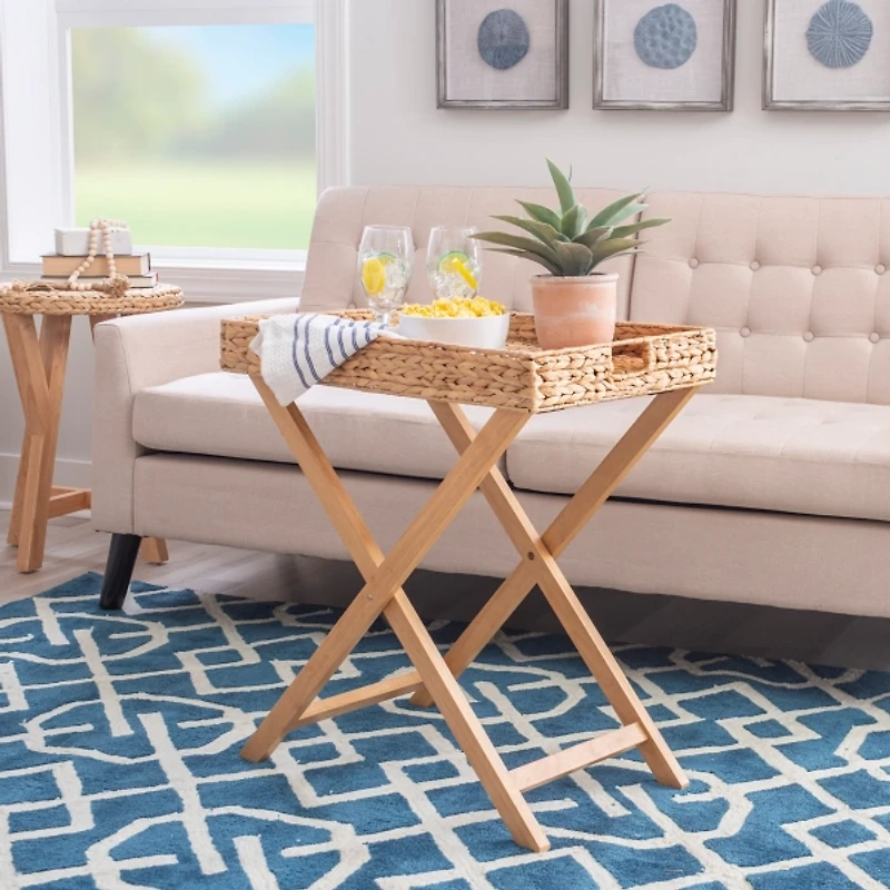 Natural Hyacinth Haysom Tray Table