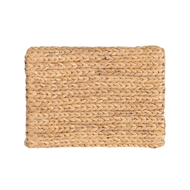 Natural Hyancinth Woven Counter Stool