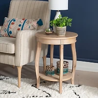 Merryweather Natural Wood Accent Table