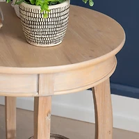 Merryweather Natural Wood Accent Table