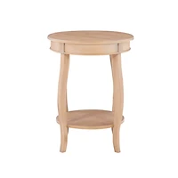 Merryweather Natural Wood Accent Table