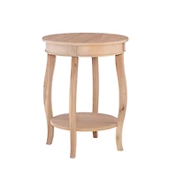 Merryweather Natural Wood Accent Table