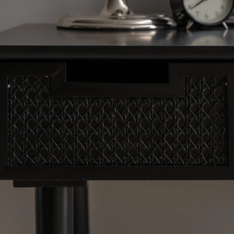 Black Rattan Ryker Desk