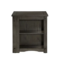 Gray Wood Parnell Storage Accent Table